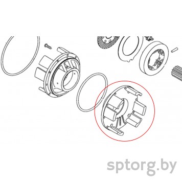 926.150.010.020 Фланец подшипника слева Fendt-0